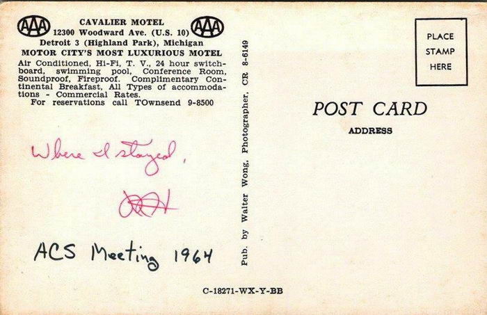 Cavalier Motel - Old Postcard Photo (newer photo)